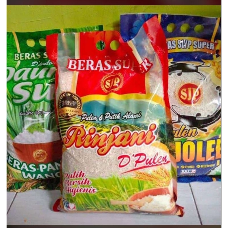 

paket rojolele, daun suji, rinjani 5kg