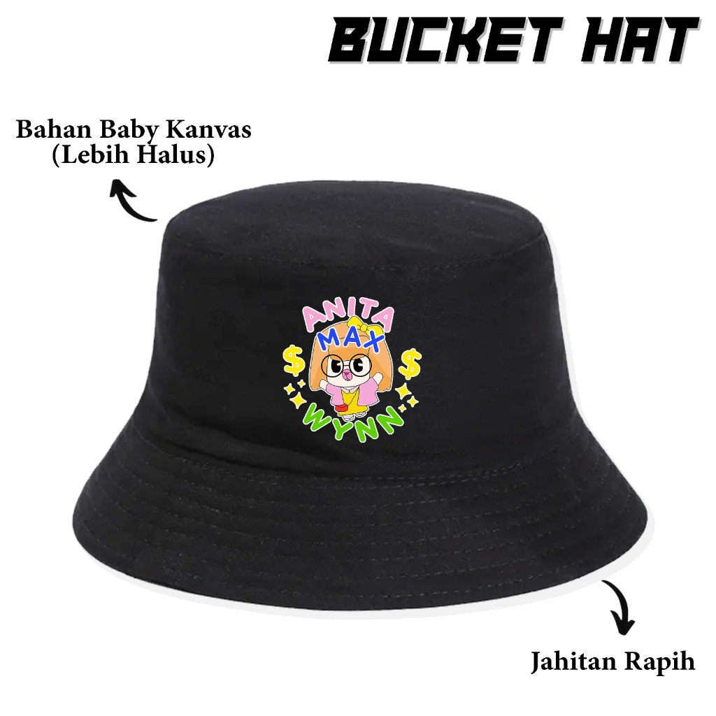 Topi Bucket Hat Drake Anita Max Wynn I Need The Max Win  Alter Ego Meme Topi Pria Wanita