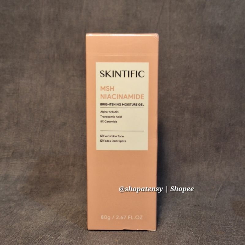 [Bisa SAME-DAY/INSTANT] 80gr SKINTIFIC MSH NIACINAMIDE BRIGHTENING MOISTURE GEL NACIFIC PINK AHABHA 