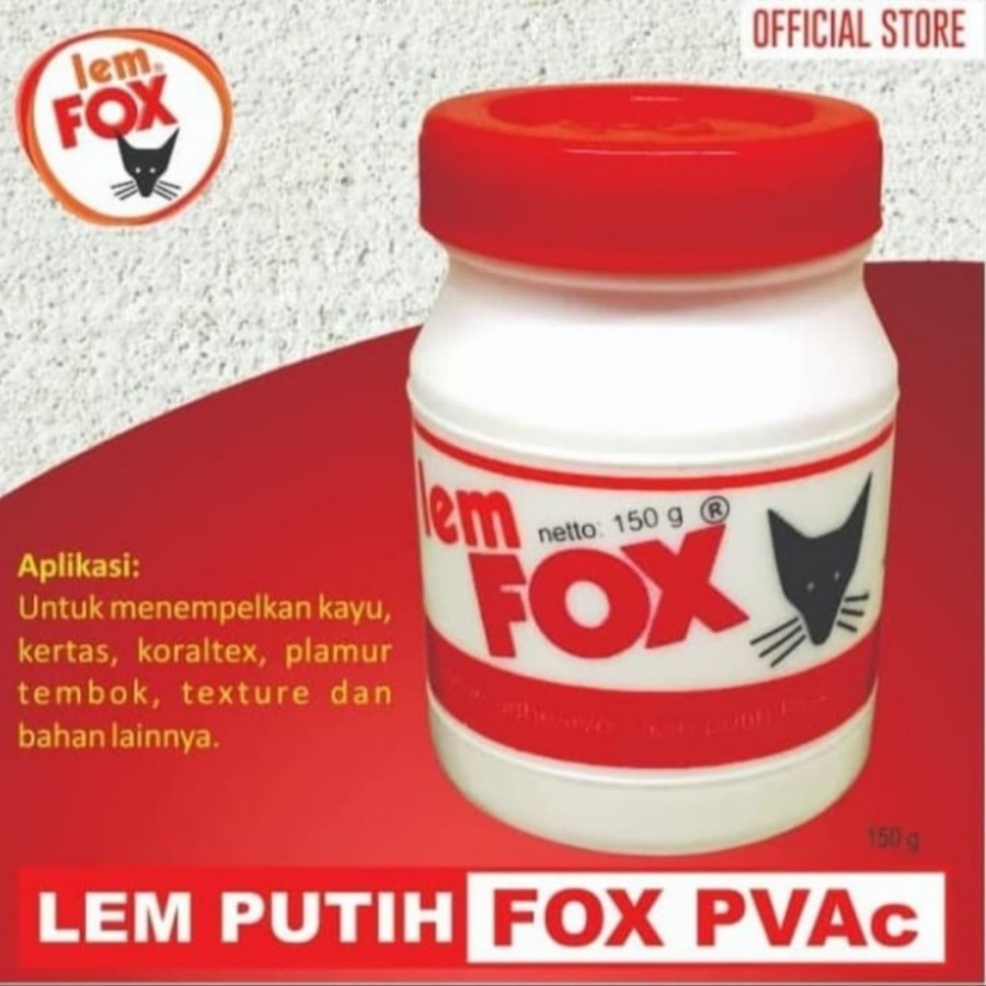 

Lem Fox Putih PVAC 150 gr