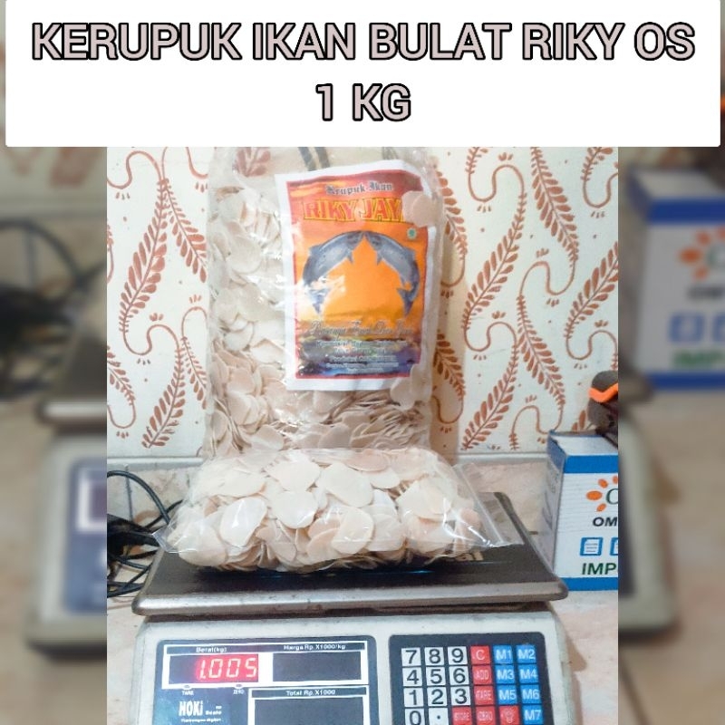 

Kerupuk Ikan Bulat Riky Os 1 Kg