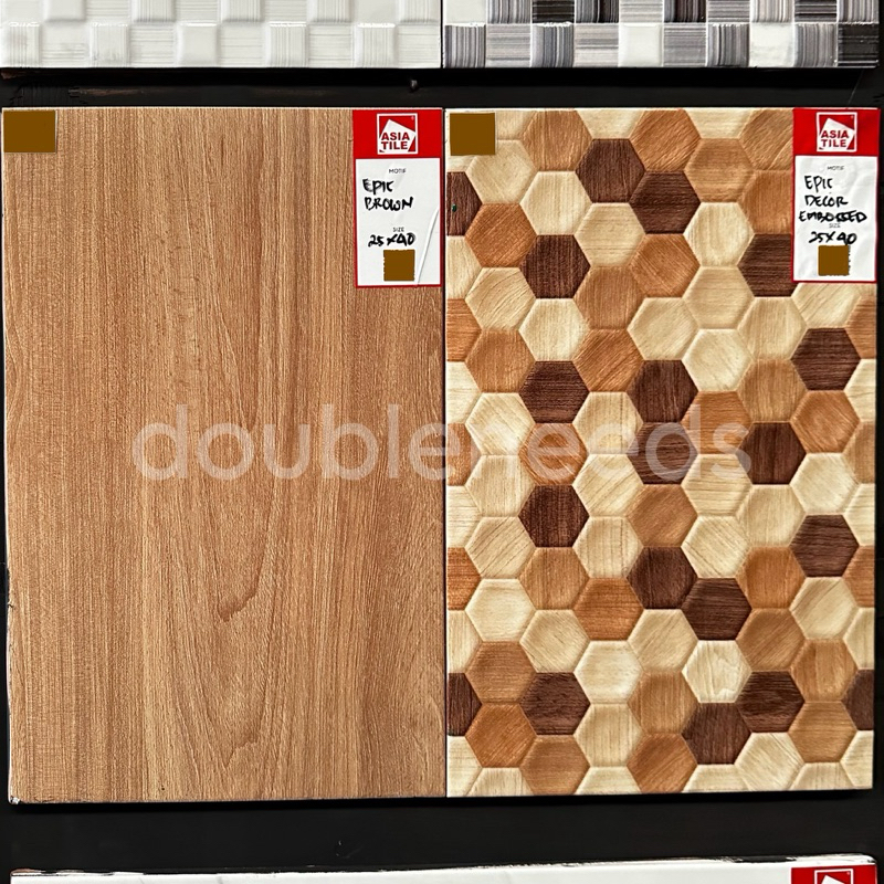 KERAMIK DINDING EPIC 25x40 / KERAMIK DINDING KAMAR / KERAMIK DINDING MOTIF KAYU / KERAMIK DINDING AS