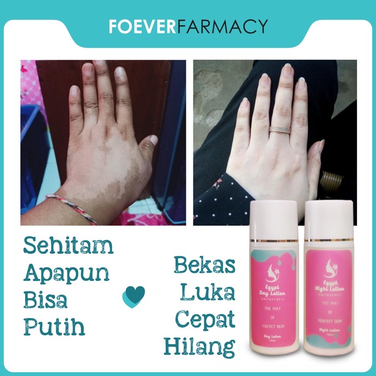 ART R83W LOTION PEMUTIH PAGI  MALAM  EGYPT WHITE