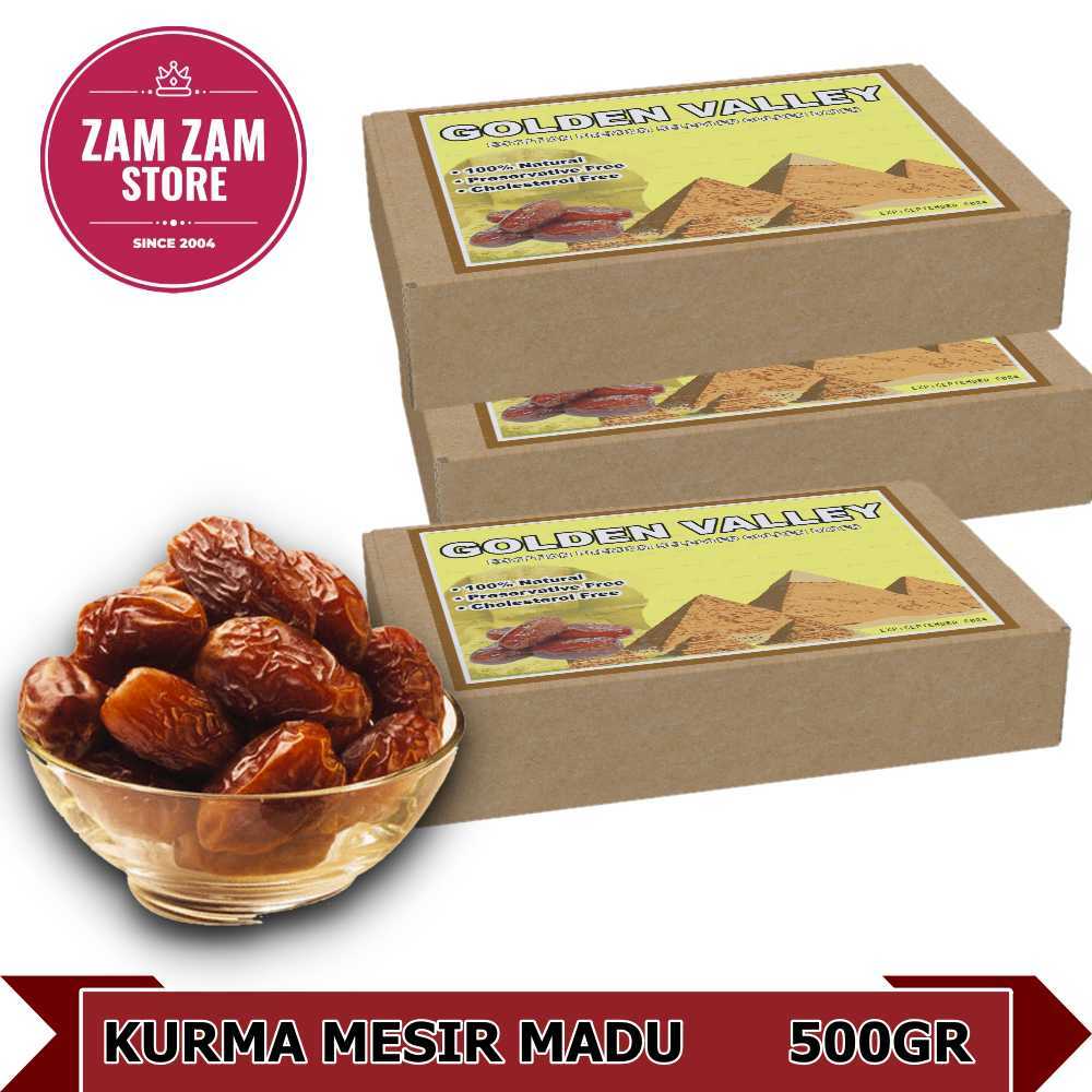 

KURMA MADU MESIR /GOLDEN VALLEY 500GR [FREE BOX MIKA]