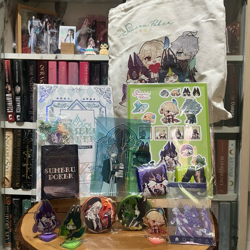 Sumeru Playing Card Set Book by ddungw Totebag Genshin Impact Alhaitham Kaveh Cyno Tighnari Haikaveh