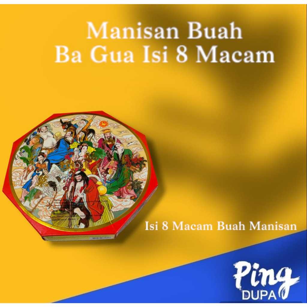 

Manisan Buah Ba Gua isi 8 Macam Manisan Simbol Keberuntungan