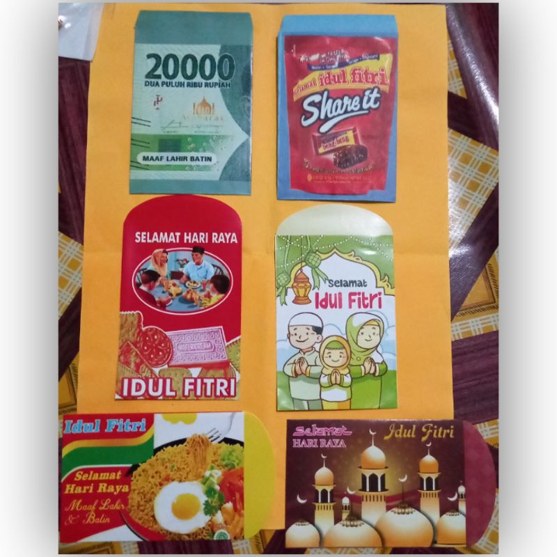 

amplop idul Fitri 2024 isi 10 pcs ukuran sedang 7X15 cm