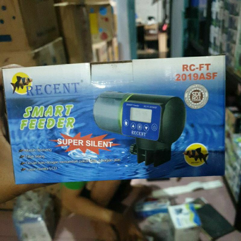 mesin pakan ikan otomatis smart feeder rc-ft 2019asf