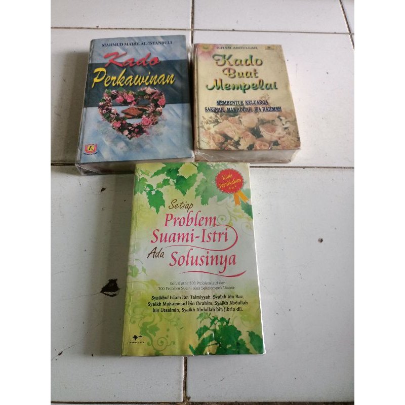 KADO PERKAWINAN, KADO BUAT MEMPELAI, SETIAP PROBLEM SUAMI ISTRI ADA SOLUSINYA