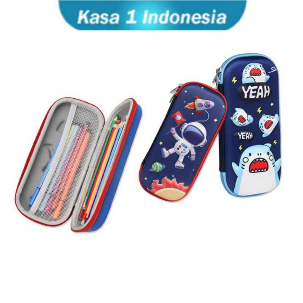 

Tempat Penyimpanan Alat Tulis / Tempat Pensil Anak Sekolah TK Anti Air Import