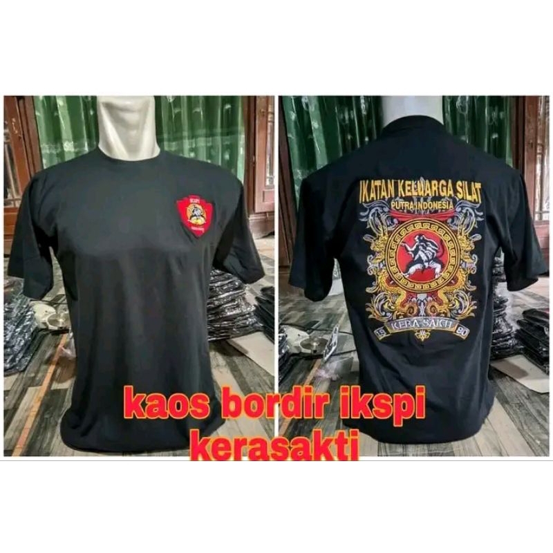 kaos bordir ikspi kera sakti/kaos bordir ikspi/kaos bordir iks