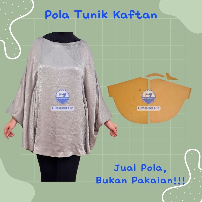 RMP 17 - Pola Instan Tunik Kaftan Ramadhan - Lebaran