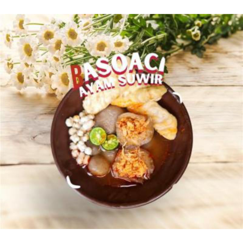 

baso Aci jumbo ayam suwir 1 bungkus