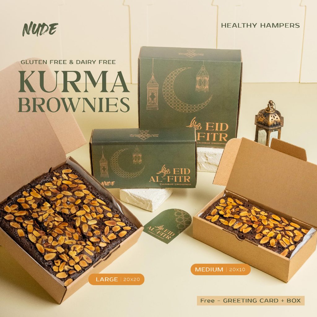 

Idul Fitri Hampers Premium Brownies Gluten Free by NUDE | Ramadhan