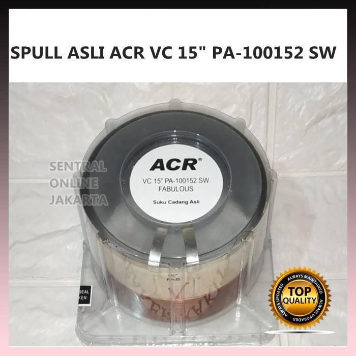 Spull spul voice coil speaker ACR 15inch PA-100152 SW FABULOUS ASLI ORIGINAL