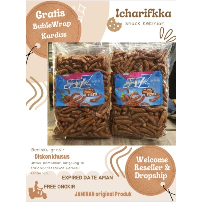 

TERMURAH PROMO DISKON SNACK INDOFOOD BRANDED ORI CEMILAN CAMILAN JETZ kiloan siap kirim ready stok