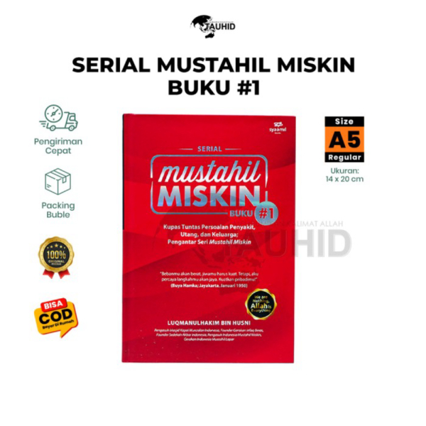 

Dijual Buku Motivasi Islam – Serial Mustahil Miskin #1 Syaamil Books Original - A5 Berkualitas