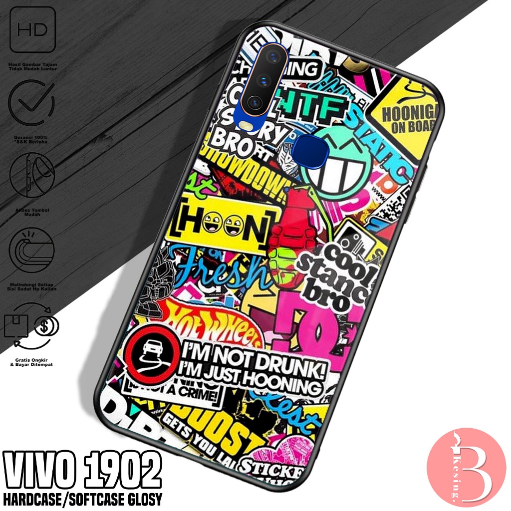 Case VIVO 1902 - Casing VIVO 1902 Motif GRAFF - Silikon Hp VIVO 1902 - 2D Hardcase Glosy - Kesing Hp