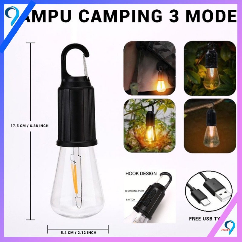 Lampu Emergency Baterai Lithium / Lampu Led Charger / Lampu Cas