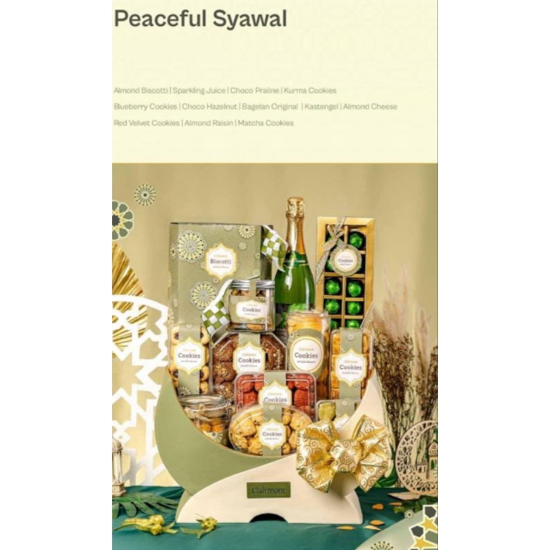 

Clairmont Hampers Peaceful Syawal Gift Hadiah Idul Fitri / Lebaran 2024