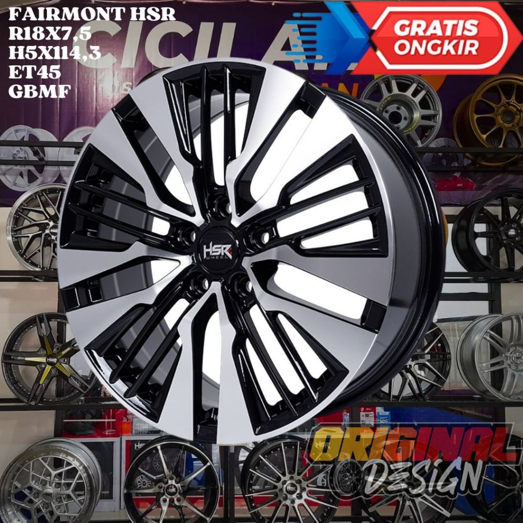 Velg Mobil Ring 18 HSR FAIRMONT R18 ALPHARD INNOVA BIANTE HARIER CAMRY