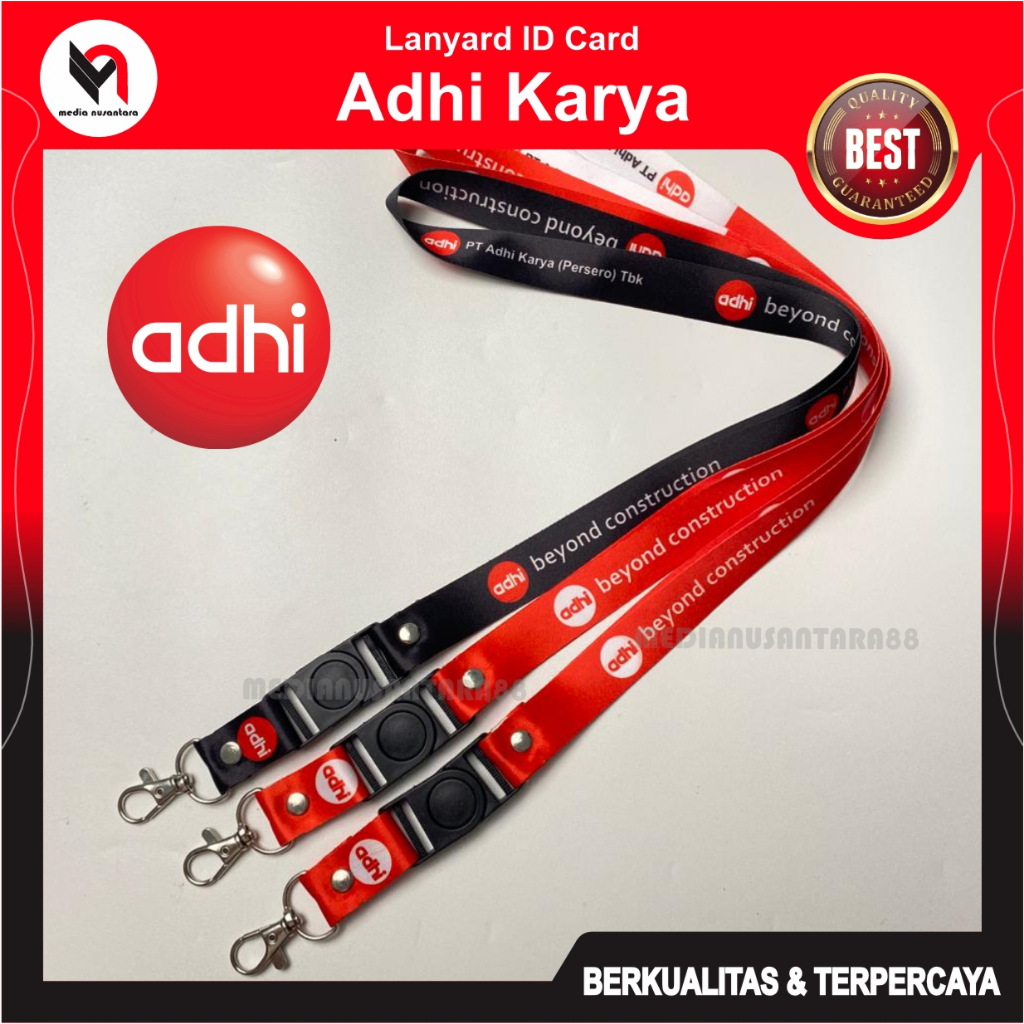 

Adhi Karya Tali ID Card Lanyard PT Adhi Karya