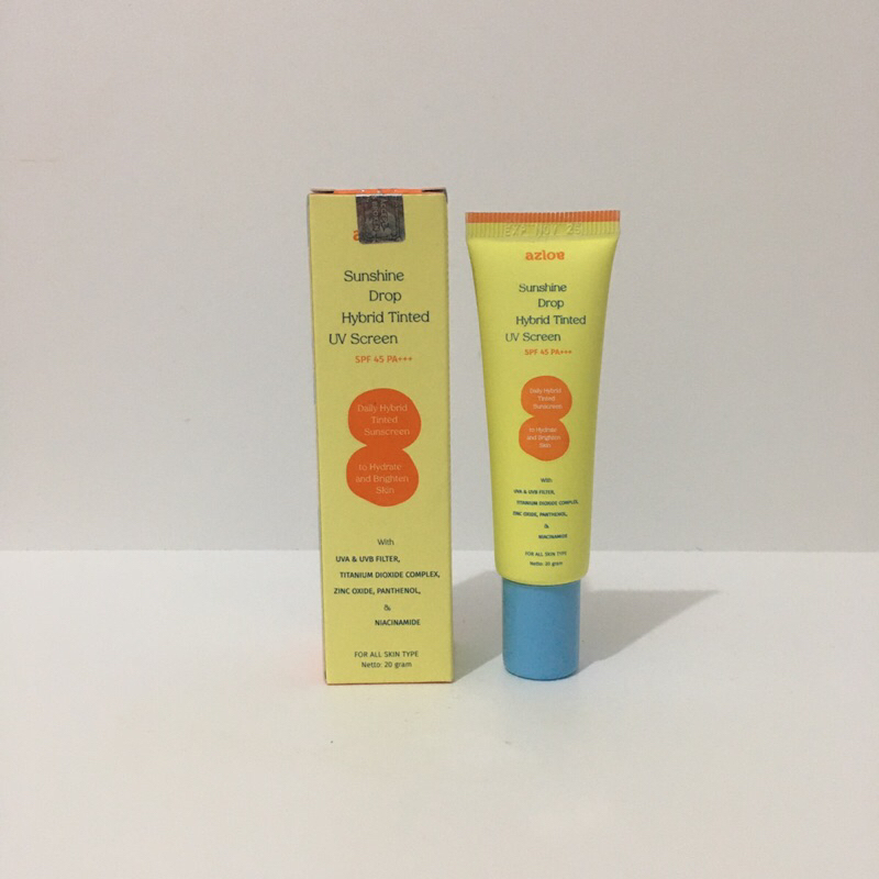 [preloved] azloe daily hybrid tinted sunscreen 20g