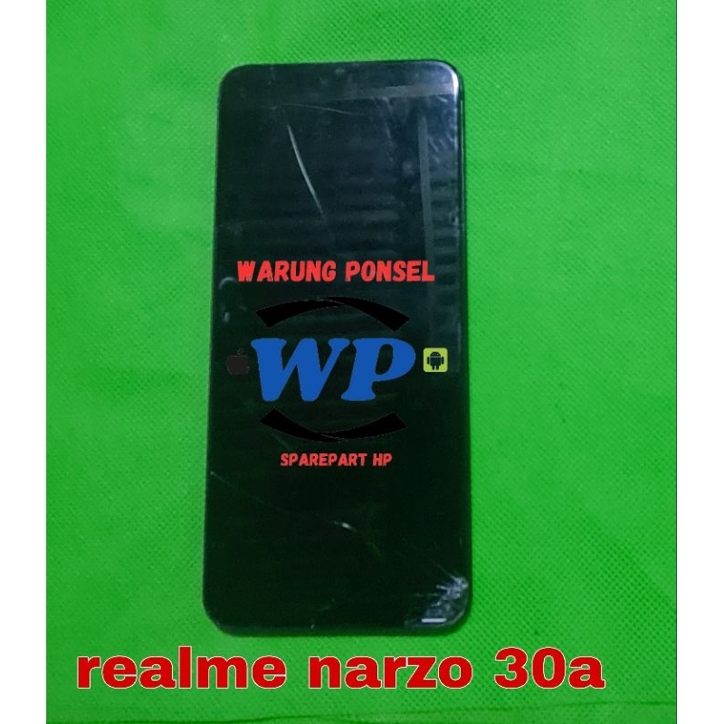 FRAME LCD REALME NARZO 30A ORI COPOTAN NORMAL(JUAL FRAME YANG LAIN BONUS)