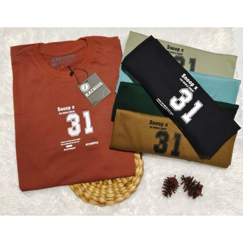 kaos pria wanita Distro kachios original PROMO 105/3pcs