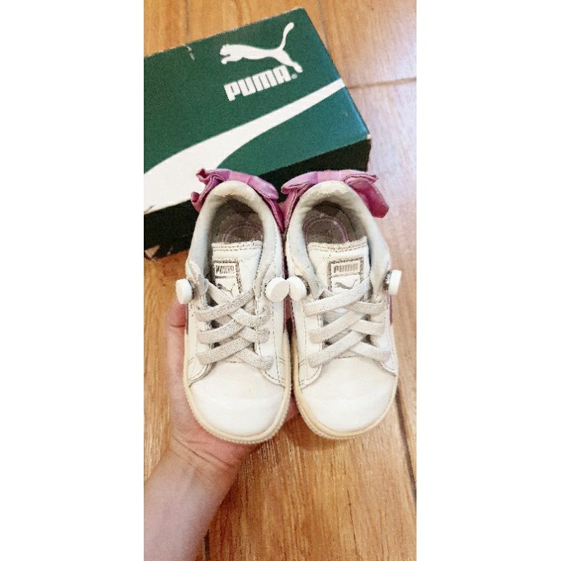 puma basket bow original | puma preloved | sepatu anak preloved | sepatu anak second