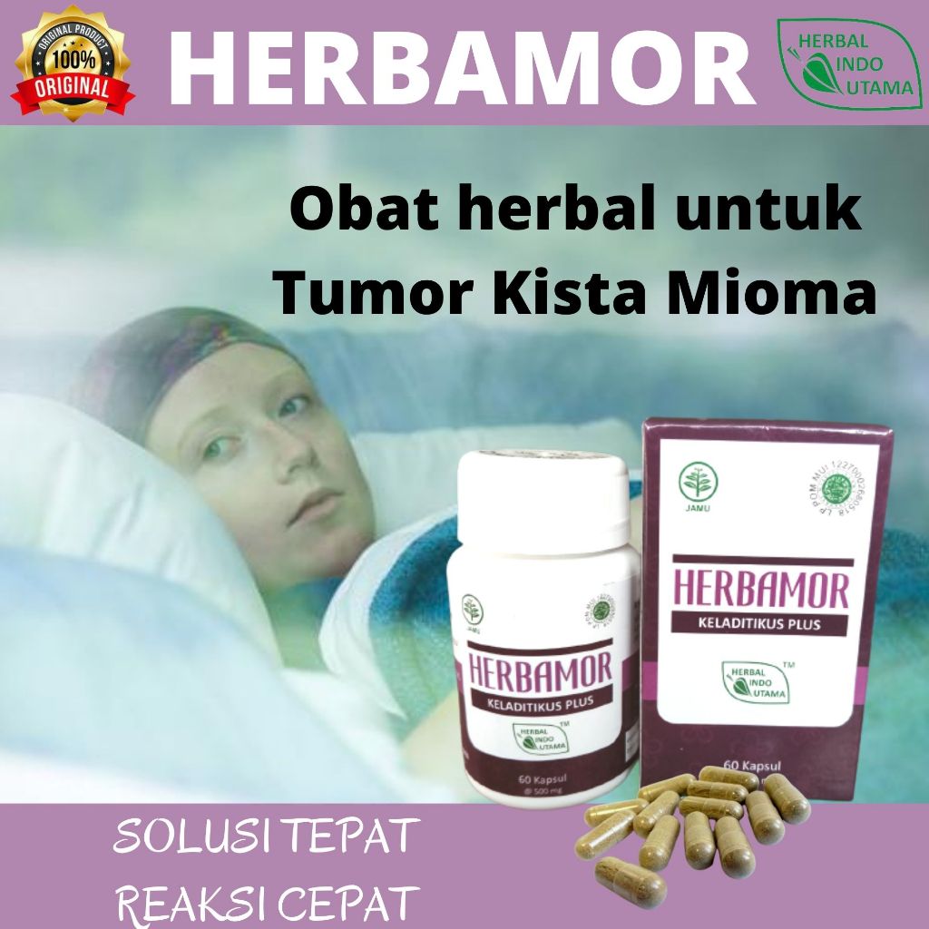 

Kapsul HIU Herbamor untuk Tumor Kanker Keladi Tikus Plus isi 60 kapsul