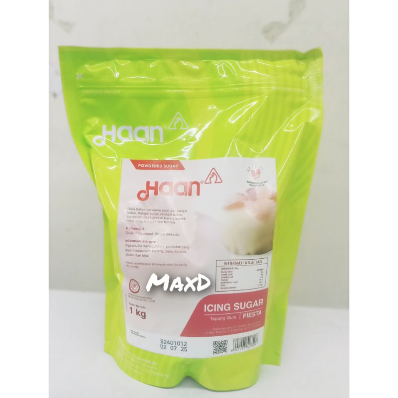 

Tepung Gula Icing Sugar Fiesta Haan 1 Kg