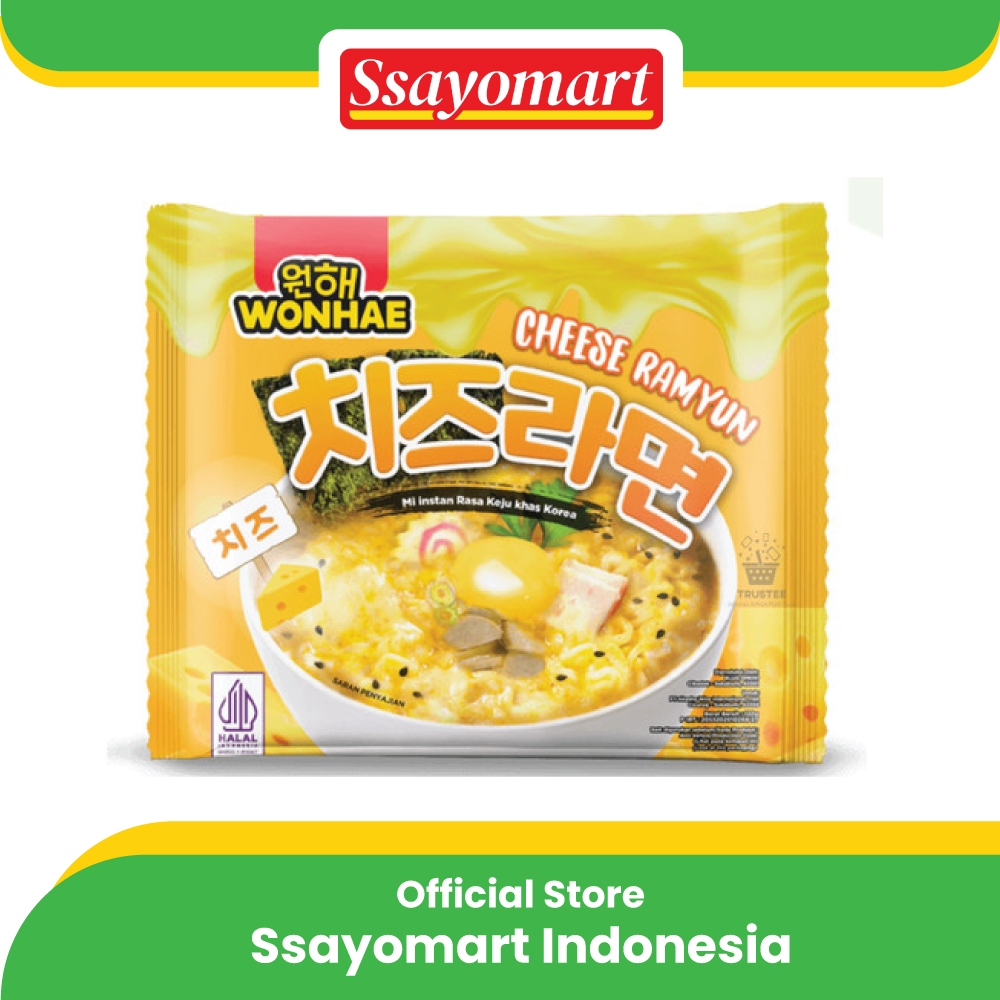 

Mujigae Wonhae Cheese Ramyun / Mi Instant Rasa Keju Halal 120gr