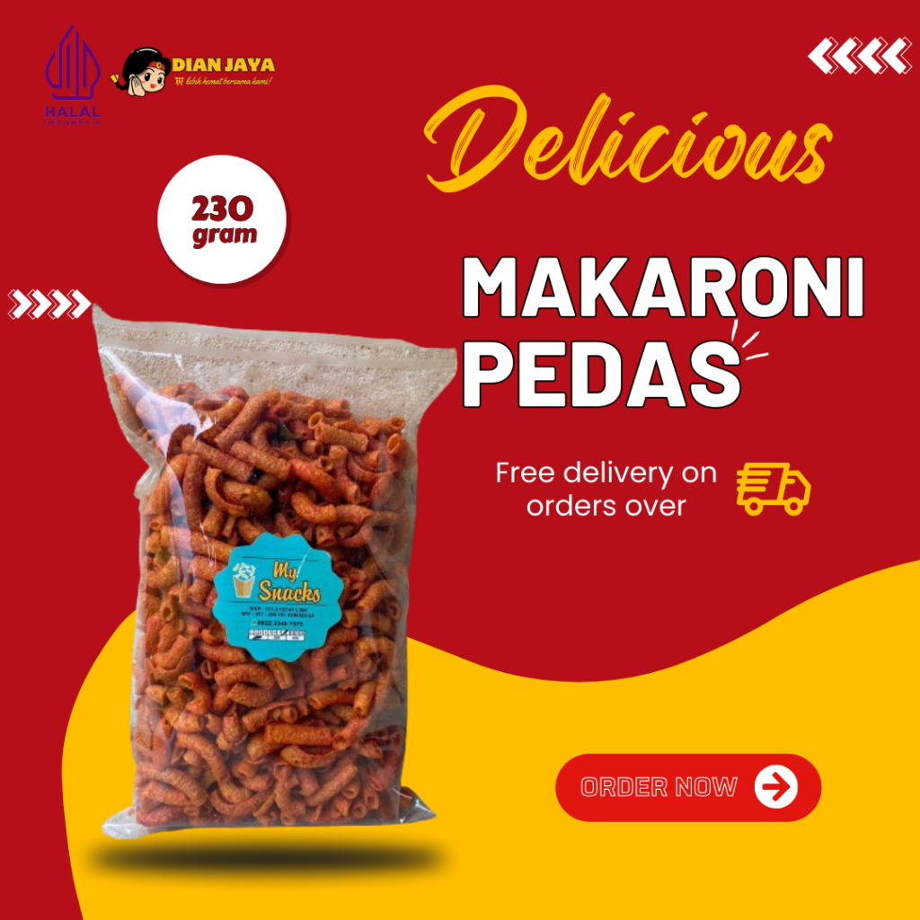 

Makaroni Pedas - Cemilan Kiloan