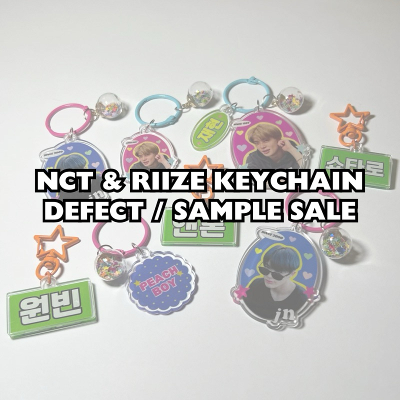[READY / BACA DESKRIPSI] NCT RIIZE KEYCHAIN CLEARANCE SALE