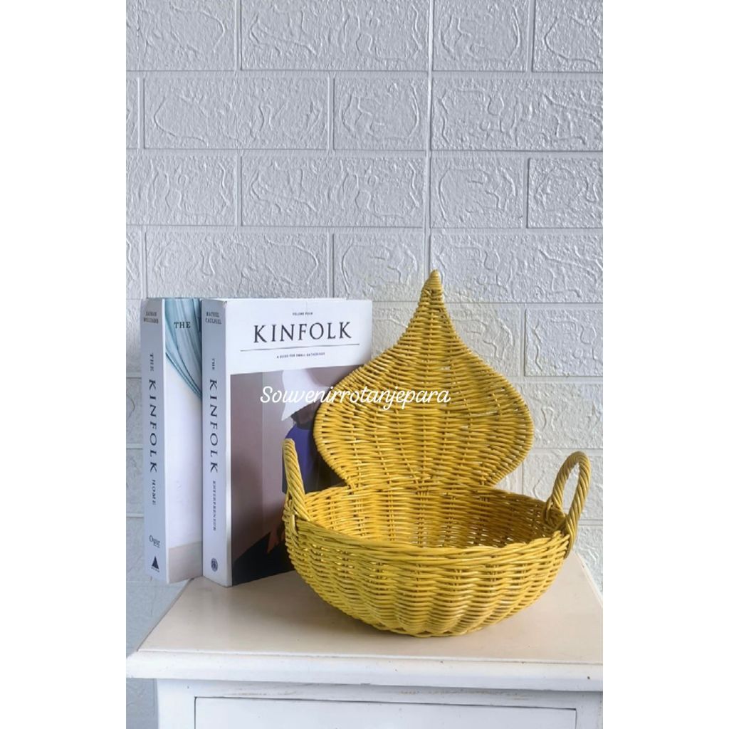 Keranjang Rotan Parsel Masjid/ Parsel Lebaran/ kubah masjid/ parsel oval/ kubah bulat