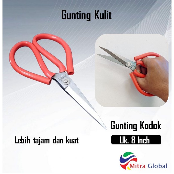 

Gunting Serbaguna Multifungsi Tajam Gagang Bulat / Gunting Potong Bahan Kain Kertas / Gunting Kodok Tailor Scissors / Gunting Kertas