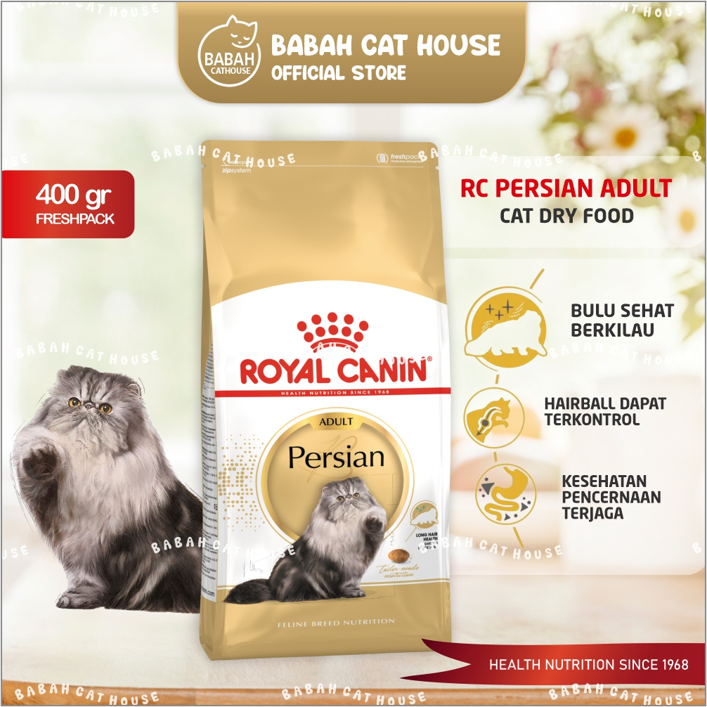 RC PERSIAN ADULT 400gr Royal Canin Persian Adult Makanan Kucing Persia Dewasa Murah Kering Bulu Panj