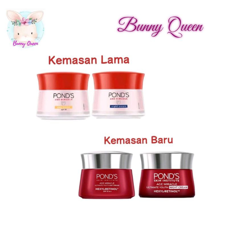 Ponds Age Miracle Day Night Cream 50 gr 50gr 50 gram 50gram