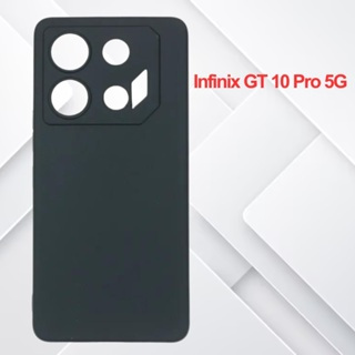 Case Hp Infinix GT 10 Pro 5G Case Softcase BLACK MATTE CAMERA PROTECTION Case Casing Hp Infinix GT 1