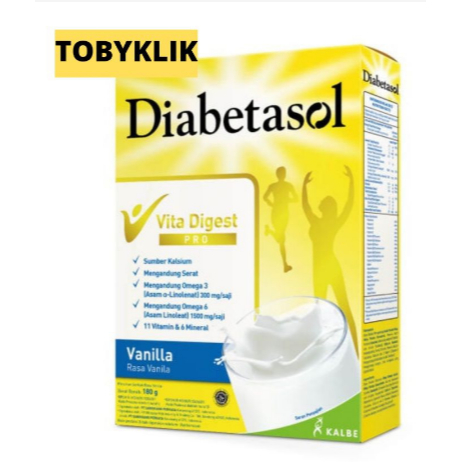 

Diabetasol 170gr rasa vanila dan coklat