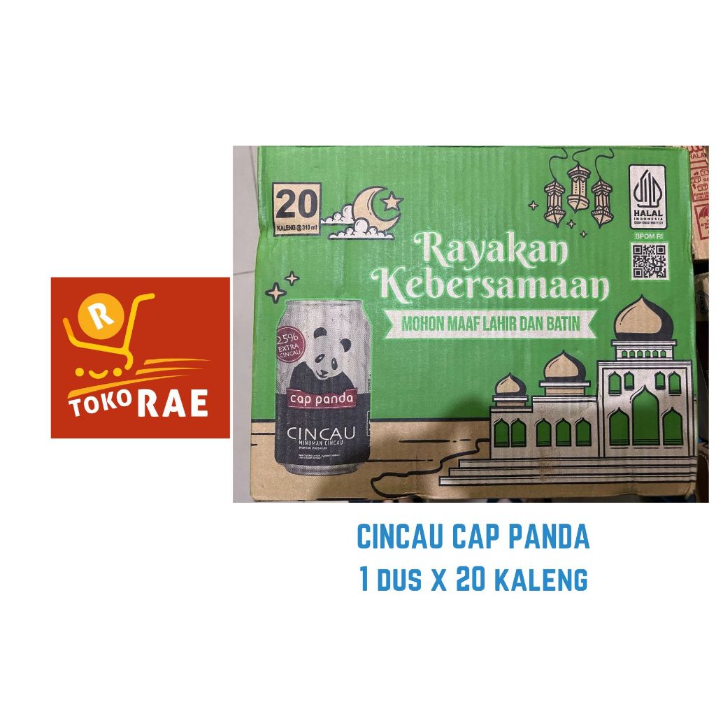 

CINCAU CAP PANDA KALENG UK.310ML 1 DUS ISI 20