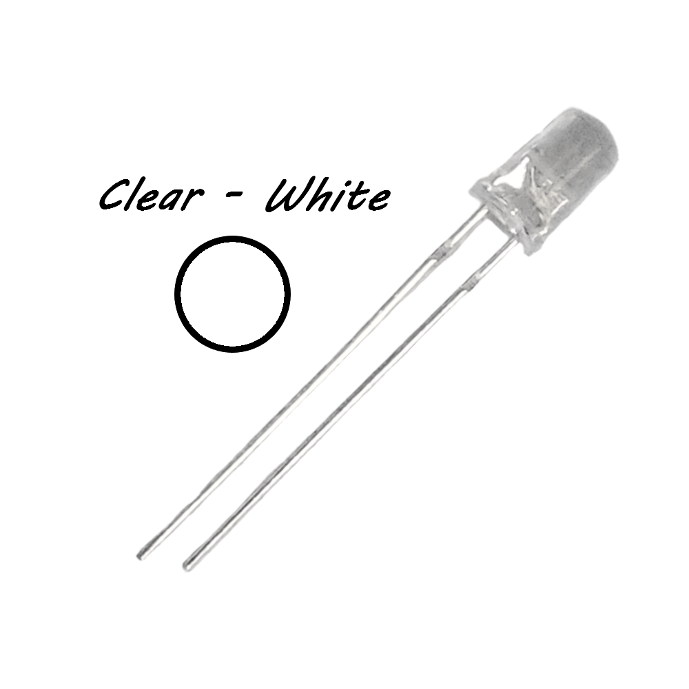 LED 5mm Super bright Lampu LED Super Terang 5mm ( Putih / Kuning / Biru / Hijau / Merah )