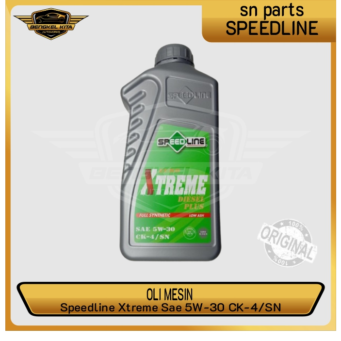 Speedline 5W30 CK4 Oli Mesin Speedline Xtreme Diesel Plus SAE 5W 30 CK 4 SN Full Synthetic 1L Aditif