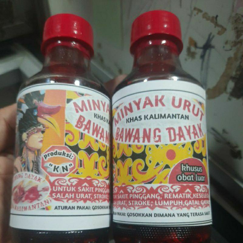MINYAK PIJAT BAWANG DAYAK asli KALIMANTAN