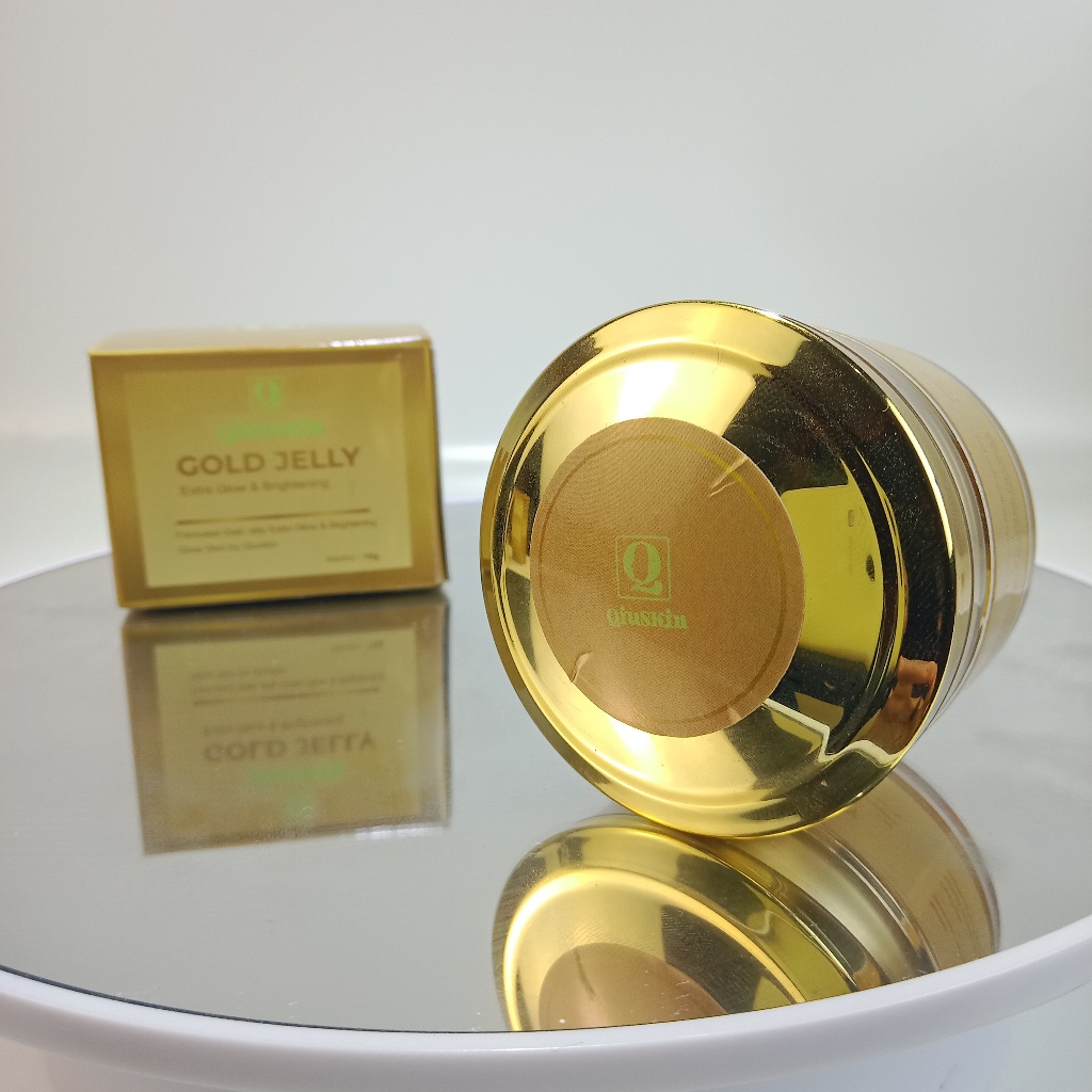 Qiuskin Gold Jelly Pemutih Wajah extra glowing cream pemutih wajah BPOM