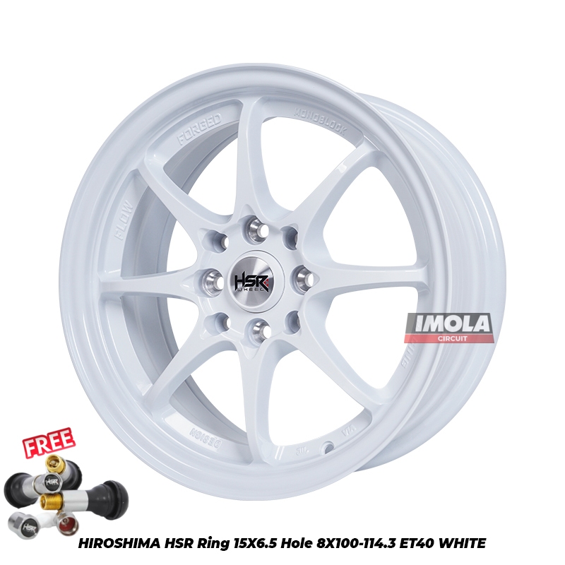 Velg Mobil Ring 15 HSR HIROSHIMA Velg R15 Lebar 6,5 Brio Mobilio Ayla Agya Calya Sigra