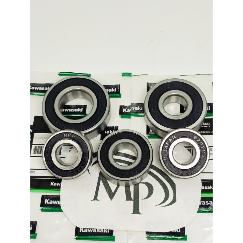 BEARING RODA DEPAN BELAKAN+NAP KAWASAKI NINJA 250 KARBU NINJA 250 FI HIGH KUALITY