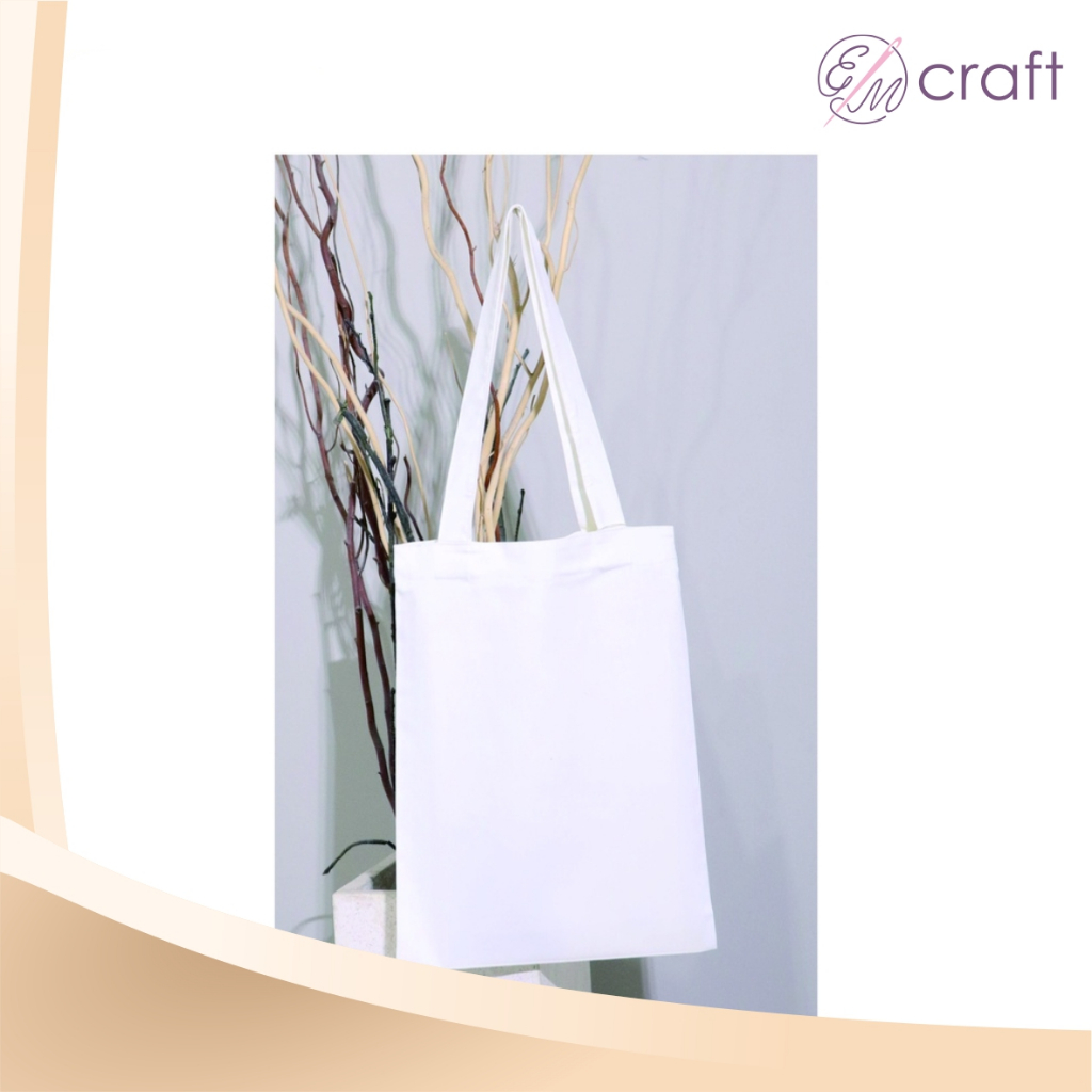 Tote Bag Blacu Totebag Kain Putih Polos