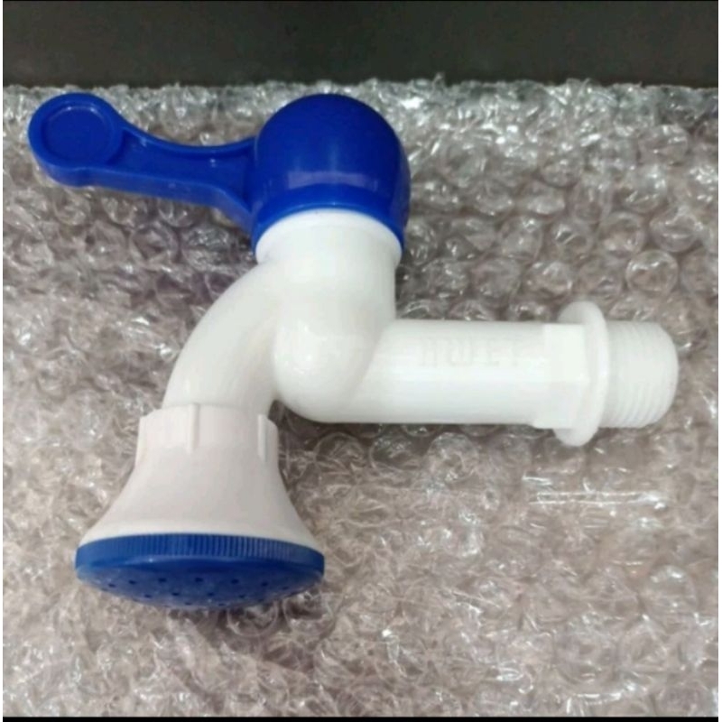 Kran Tembok Plastik AWET JC06 1/2" - Kran Wudhu / Kran Shower